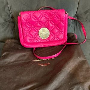 Kate Spade New York hot pink crossbody